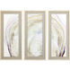 Abstract Yellow and Neutral and White and Gray Framed Art