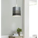 Cannery 1 Light 10 inch Ombre Galvanized Mini Pendant Ceiling Light