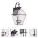 Westover 3 Light 23.25 inch Bronze Outdoor Wall Lantern