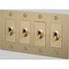 4G Toggle 120-277 Brass Light Switch