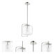 Isotope 1 Light 11.5 inch Polished Nickel Pendant Ceiling Light