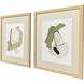 Sage Treasures Green and Beige and Black Framed Art, Propac