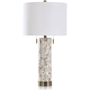 Bay St. Louis 31 inch 60.00 watt Multicolor and Seashell Table Lamp Portable Light