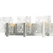 Arc 3 Light 21.5 inch Sterling Bath Sconce Wall Light