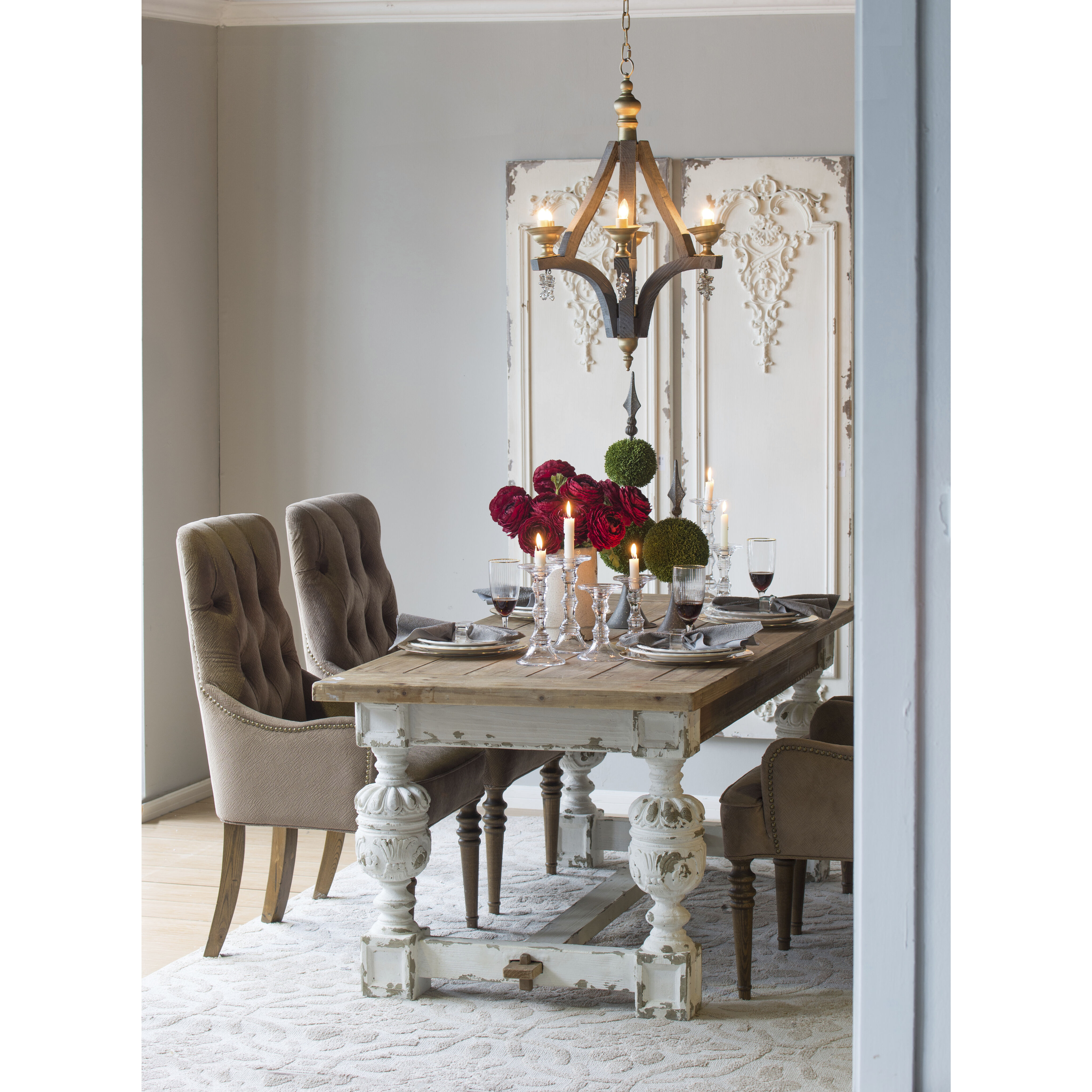 Alcott 78.7 X 35.4 inch White Dining Table