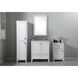 Adian White Bathroom Storage Cabinet