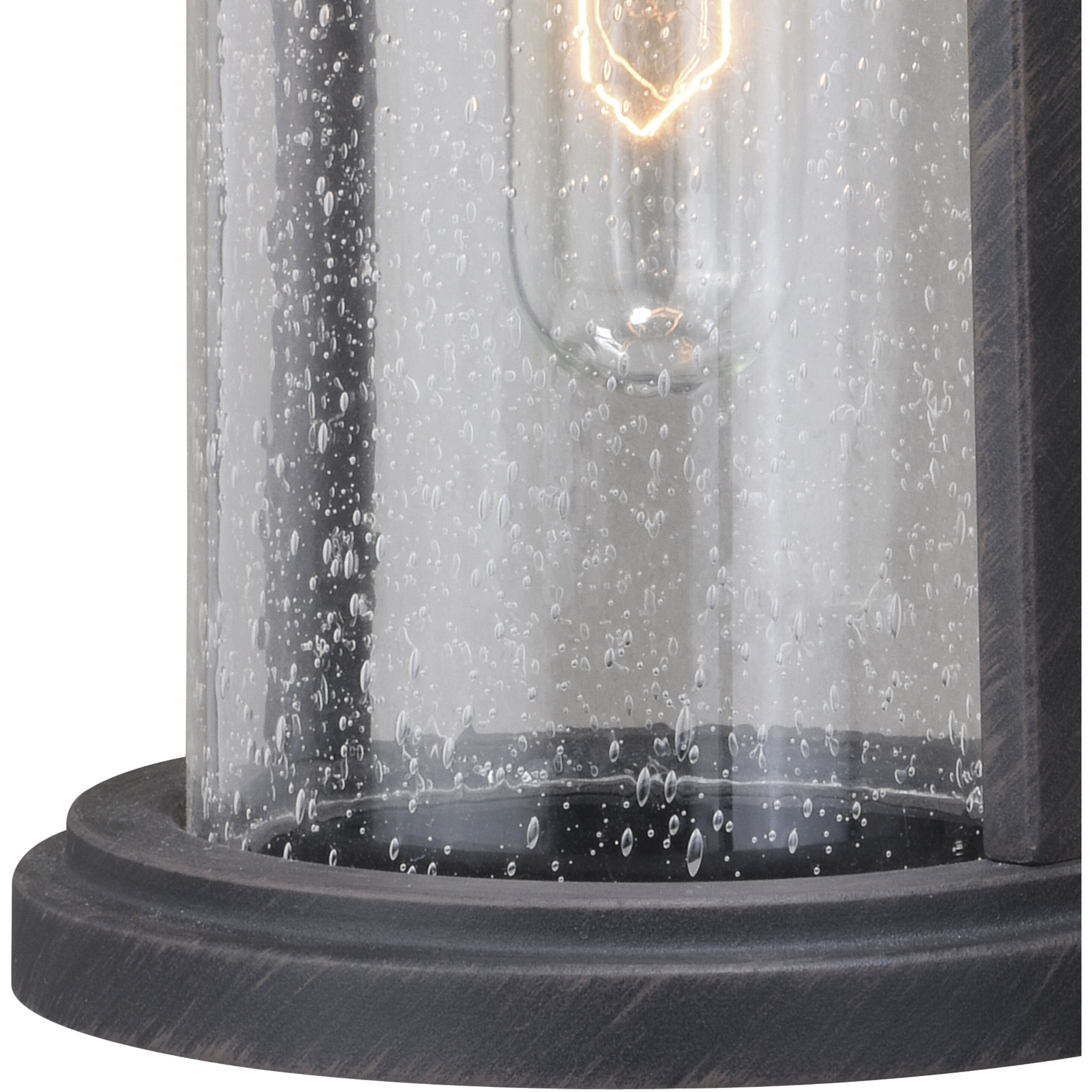 Cumberland LED 16.25 inch Rust Iron Outdoor Wall