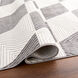 Brenta 36 X 24 inch Black/White Rug in 2 x 3