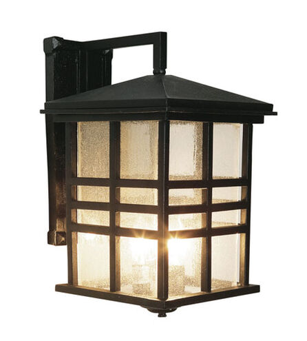 Huntington 3 Light 16 inch Black Outdoor Wall Lantern