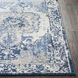 Chelsea 87 X 63 inch Navy/Dark Blue/Pale Blue/Medium Gray/Charcoal Rugs, Rectangle