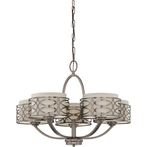 Harlow 5 Light 27.75 inch Hazel Bronze Chandelier Ceiling Light