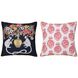 Dann Foley Double Sided Pillow 5 inch Hot Pink and Orange Throw Pillow