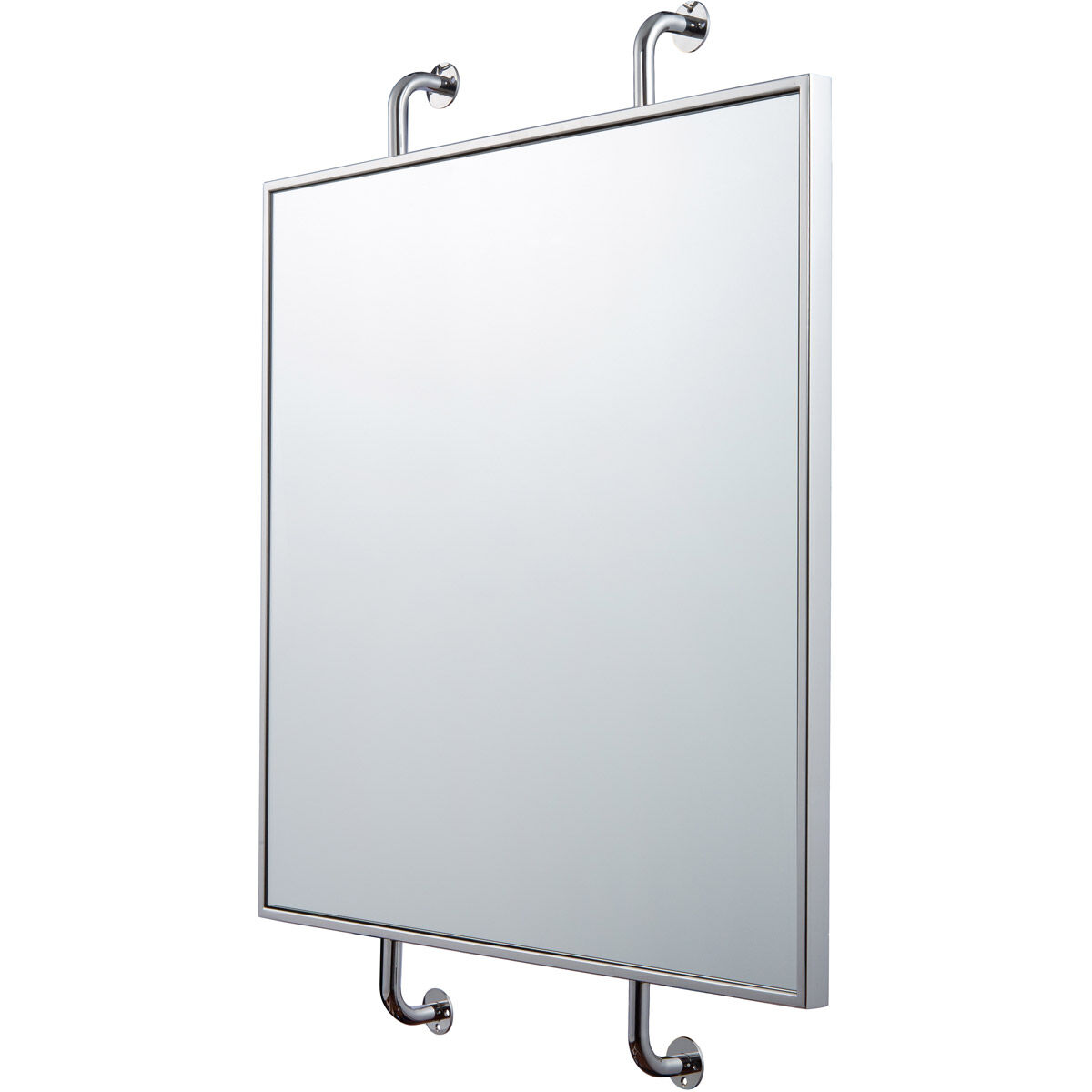 Tycho 33 X 26 inch Polished Nickel Wall Mirror, Varaluz Casa