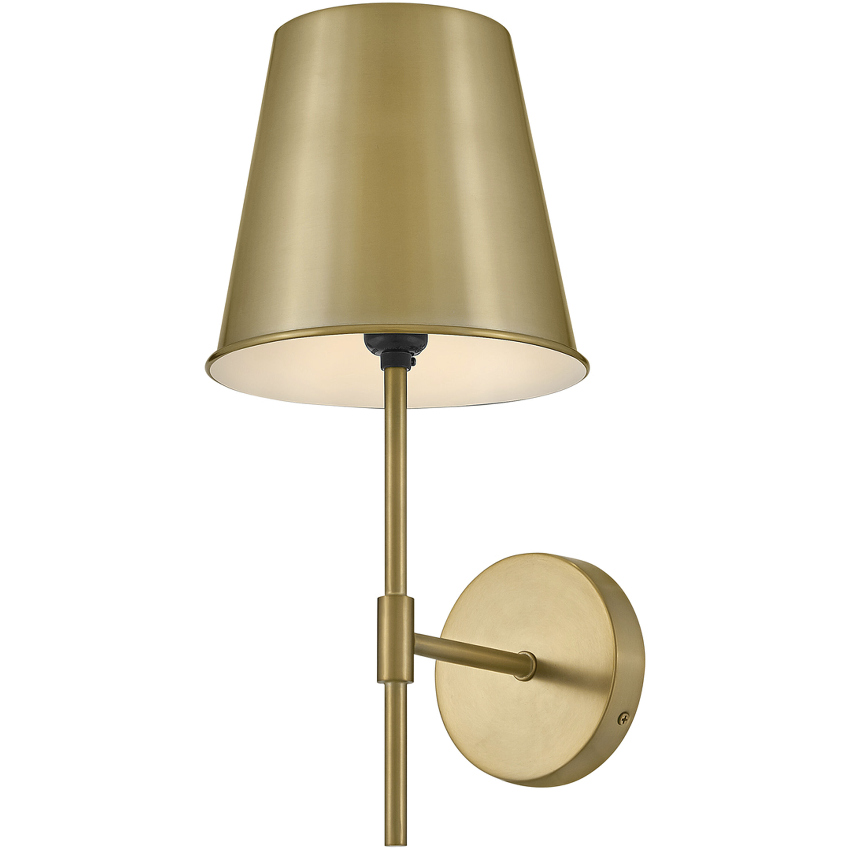 Blake LED 8 inch Lacquered Brass Sconce Wall Light