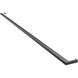Thin-line LED 72 inch Satin Black Wall Bar Wall Light in 6ft., 3000K