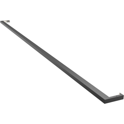 Thin-line LED 72 inch Satin Black Wall Bar Wall Light in 6ft., 3000K