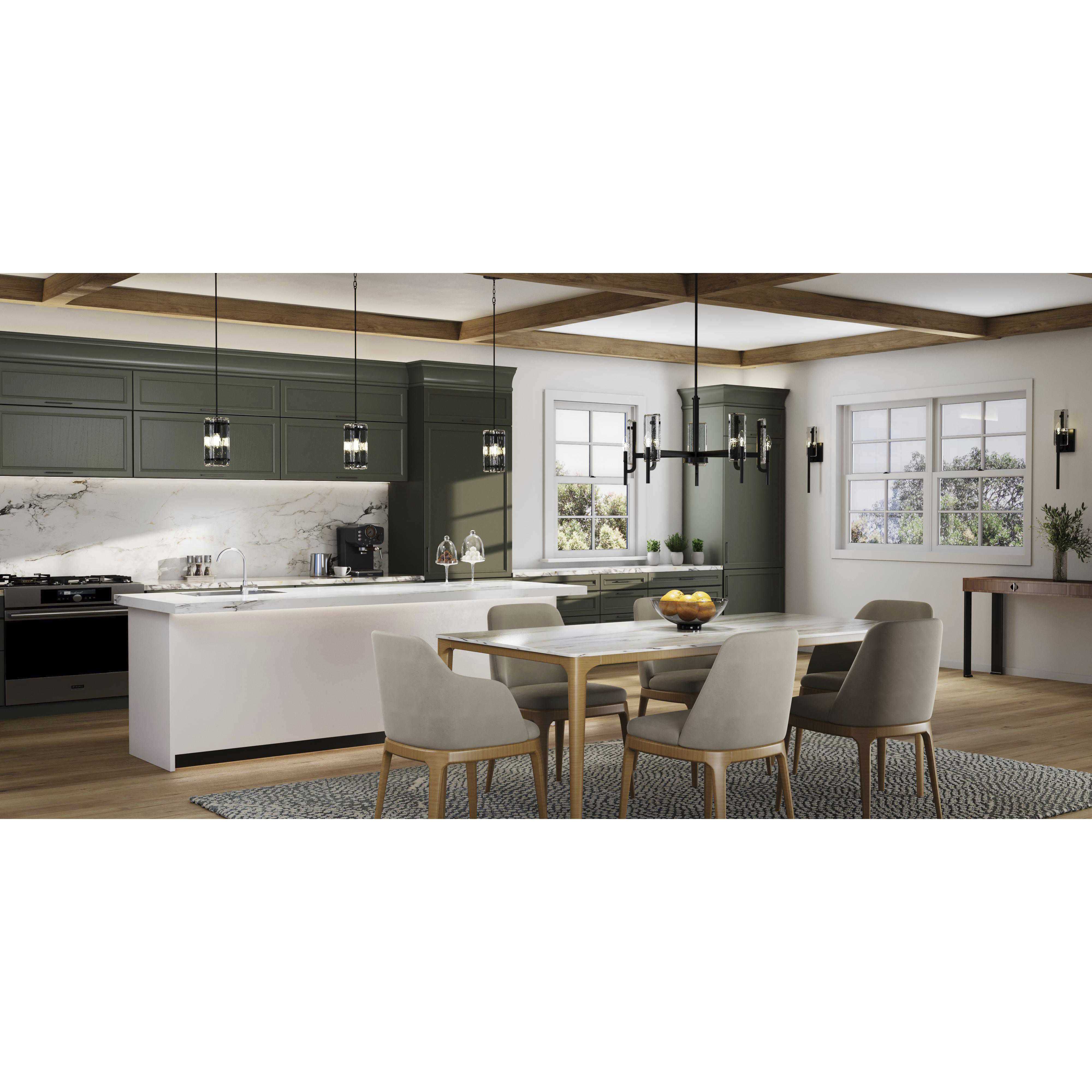 Rivera 1 Light 4.5 inch Matte Black Wall Bracket Wall Light, Design Series