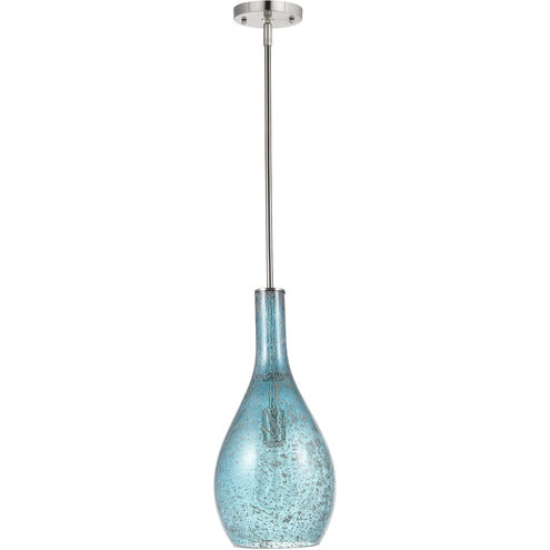 Olivia 1 Light 9 inch Satin Nickel Pendant Ceiling Light