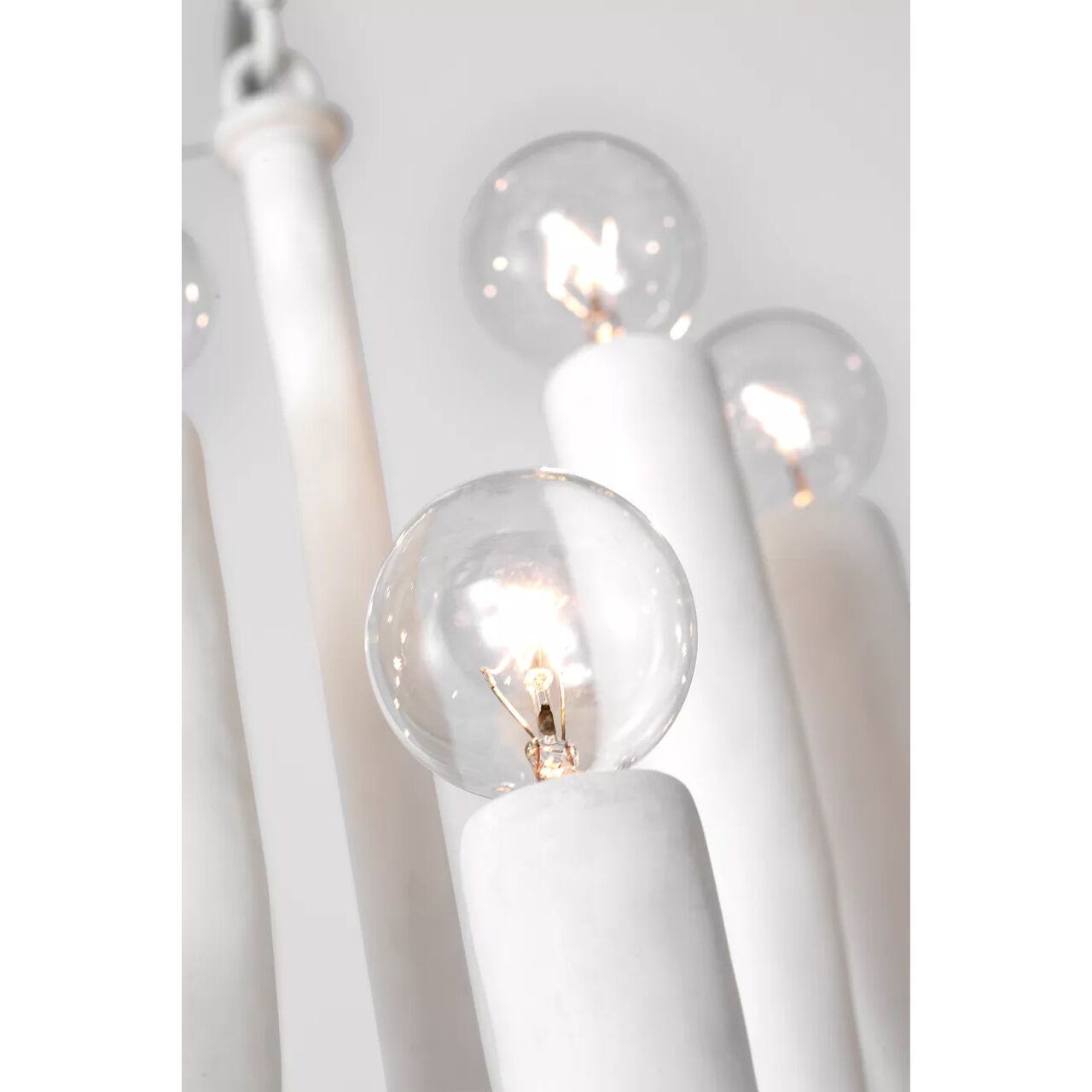 Julie Neill Acadia LED 30 inch Plaster White Chandelier Ceiling Light, Medium