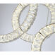 Canada LED 43 inch Chrome Chandelier Ceiling Light