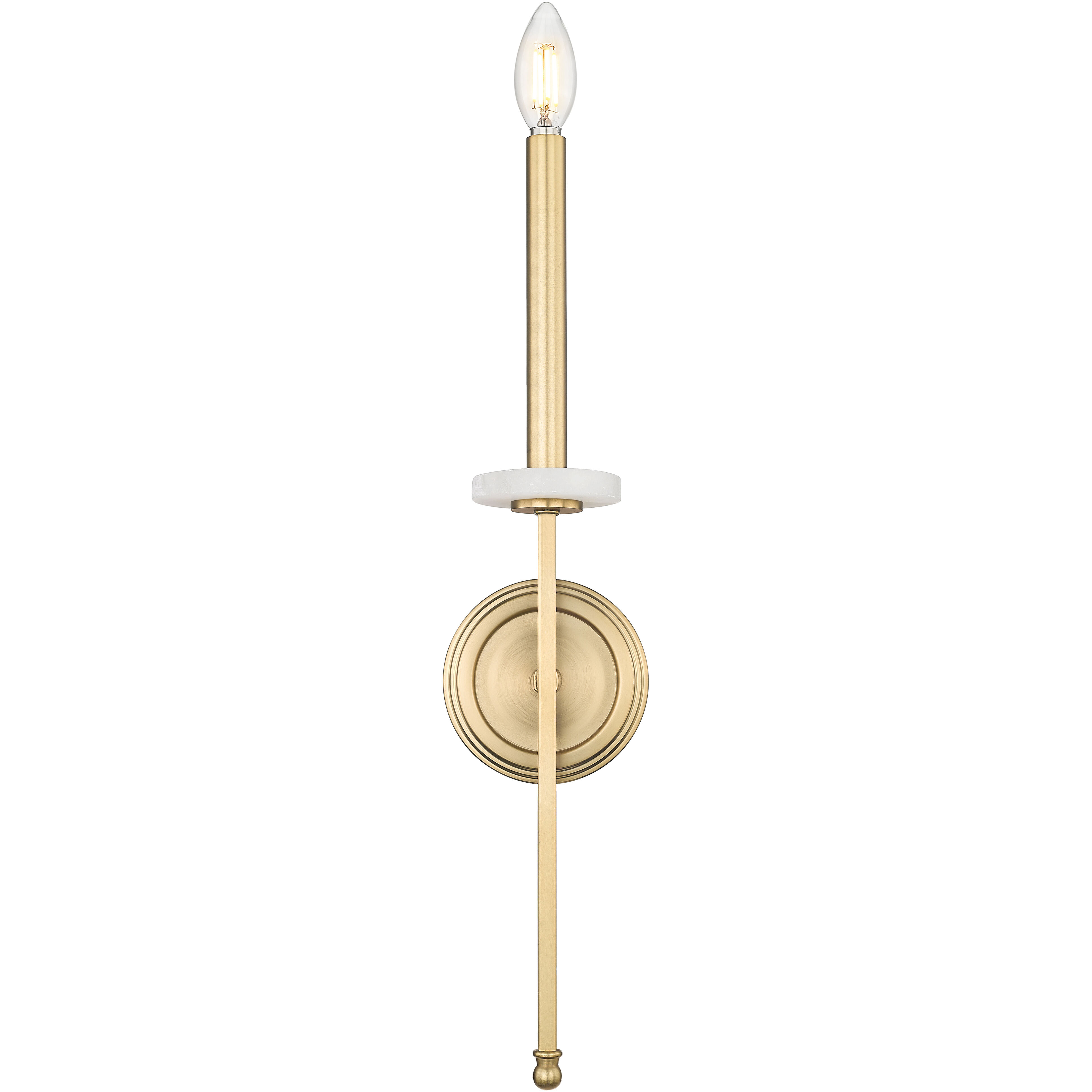 Gaultier Wall Sconce Wall Light in Modern Gold