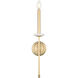 Gaultier Wall Sconce Wall Light in Modern Gold