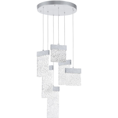 Carolina LED 16 inch Pewter Down Chandelier Ceiling Light