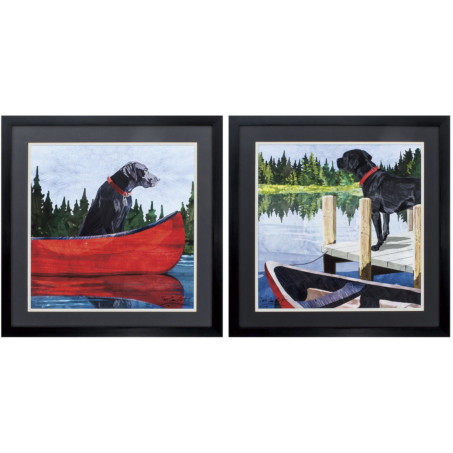 Animals Red Framed Art, Propac