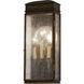 Whitaker 3 Light 22.5 inch Astral Bronze Outdoor Wall Lantern, Large