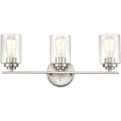 Moven 3 Light 22 inch Satin Nickel Bathroom Vanity Light Wall Light