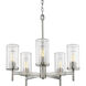 Winslett 5 Light 23.75 inch Pewter Chandelier Ceiling Light