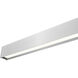 Hudson LED 55 inch Brushed Nickel Linear Chandelier Ceiling Light