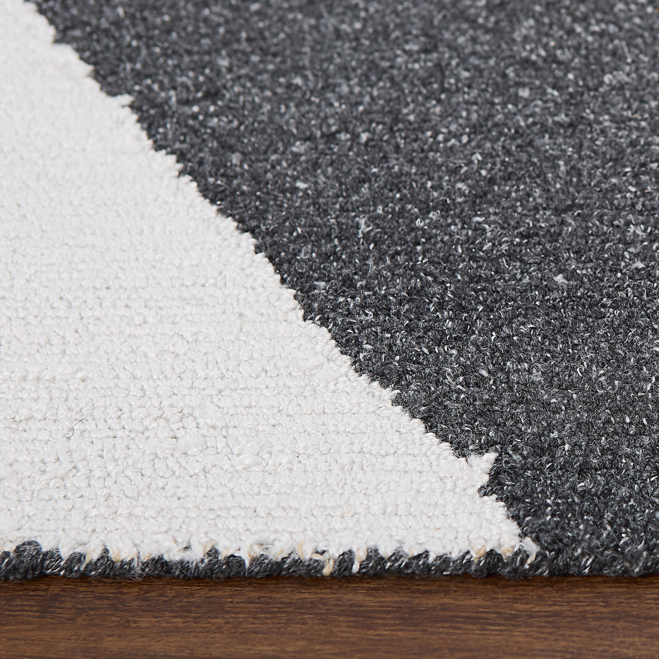 Kali 36 X 24 inch Black/White/Grey Rug in 2 x 3