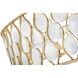 Estie 8 Light 38 inch Piastra Gold Interior Hanging Ceiling Light