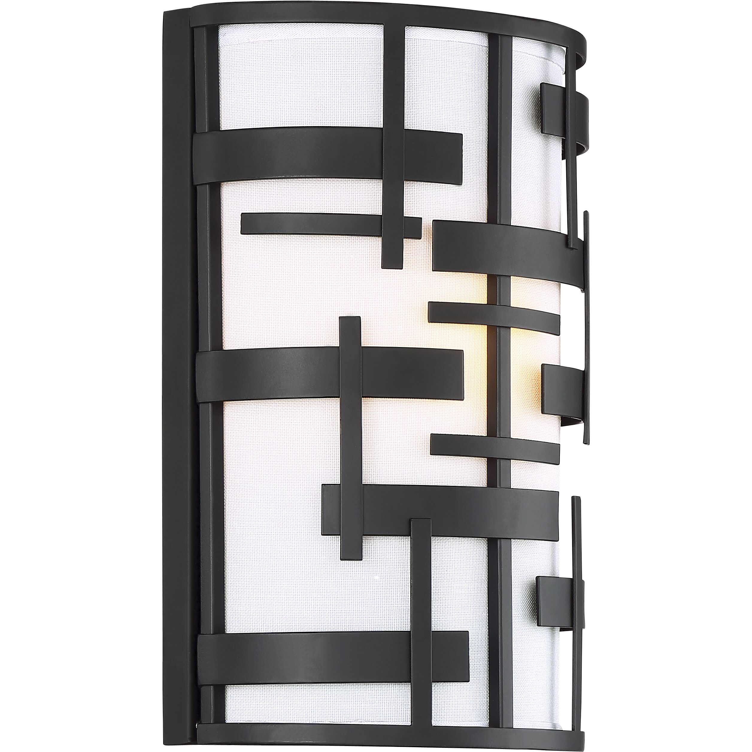 Lansing 2 Light 8 inch Textured Black ADA Wall Sconce Wall Light