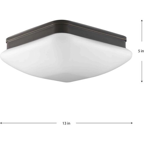 Appeal 3 Light 13 inch Antique Bronze Flush Mount Ceiling Light