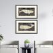 Marine Marks Brown and Beige and White and Neutral Framed Art, Propac