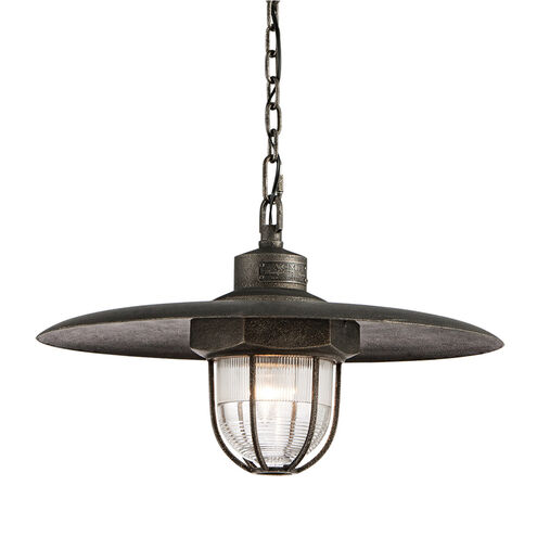 Kailua 1 Light 22 inch Aged Silver Pendant Ceiling Light