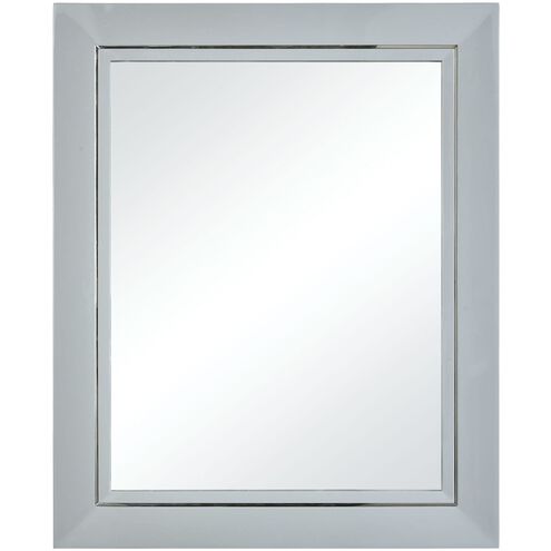 Manhattan 34 X 28 inch Gray with Mirror Wall Mirror