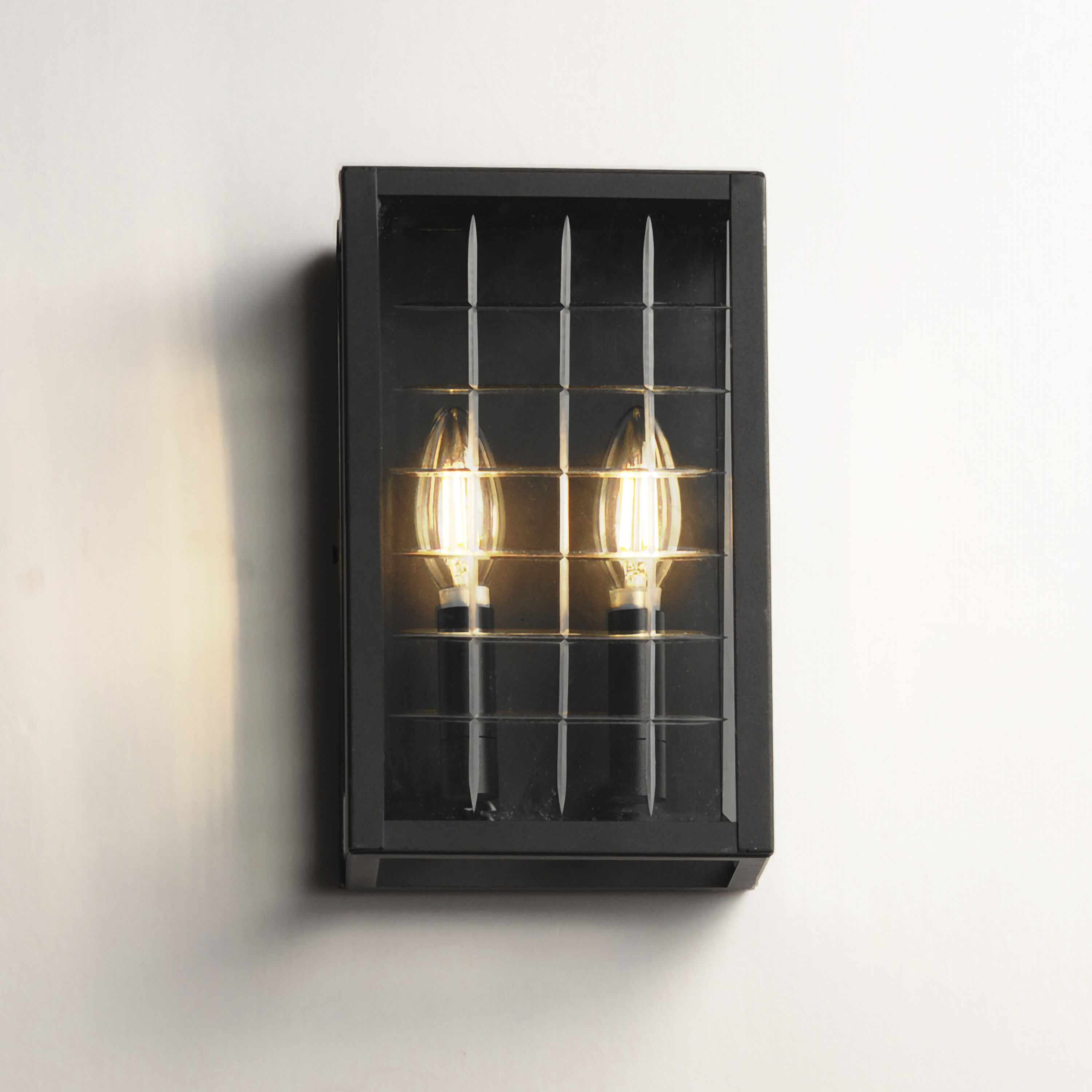 Magnus 2 Light 10.5 inch Black Outdoor Wall Mount