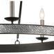 Impression 20 Light 47 inch Oil Rubbed Bronze with Hammered Nickel Chandelier Ceiling Light