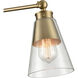 Albany 16.25 inch 60 watt Brushed Gold Hinged Swingarm Sconce Wall Light