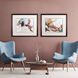 Abstract Collection Brown Framed Art