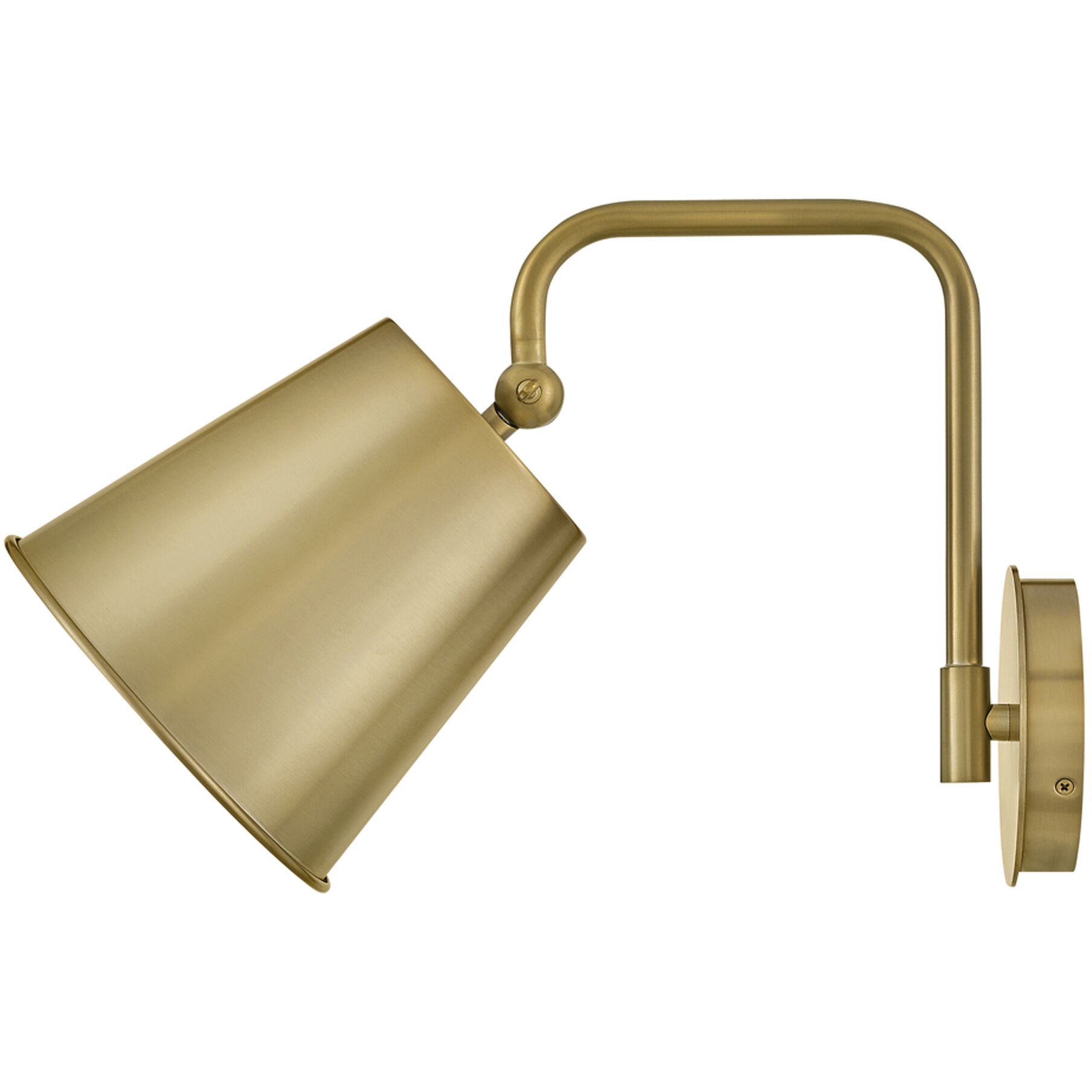 Blake LED 8 inch Lacquered Brass Sconce Wall Light