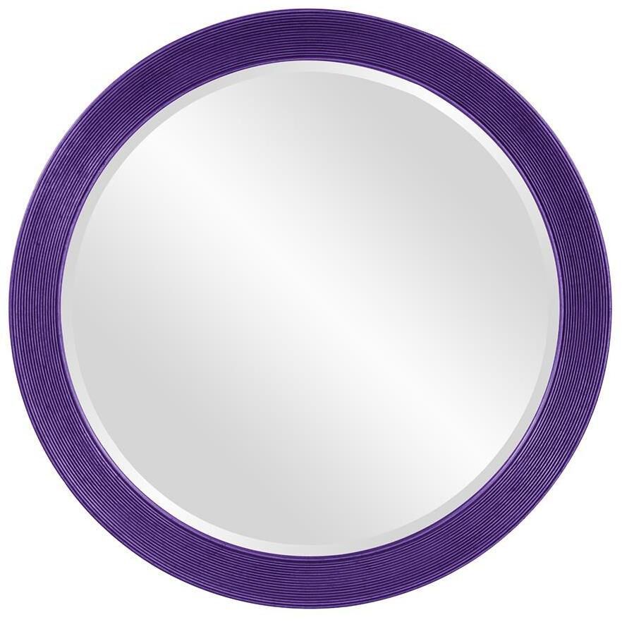 Virginia Glossy Royal Purple Wall Mirror
