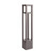 Tower 12 5.5 watt Bronze Bollard Lighting in 2700K, WAC Landscape