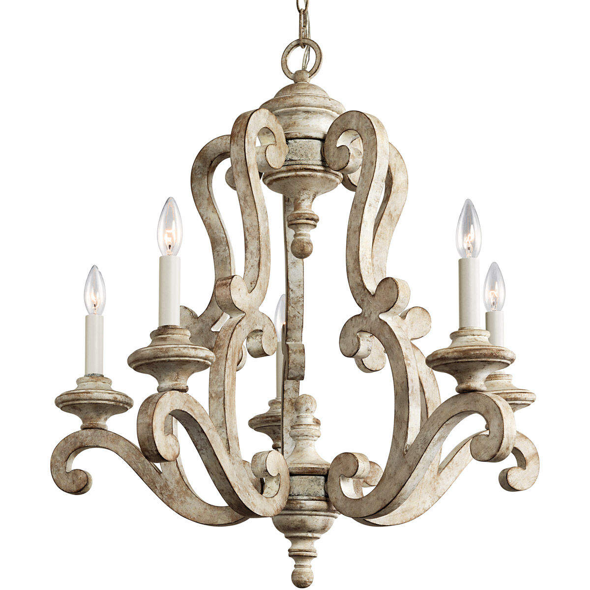 Distressed chandelier 2025