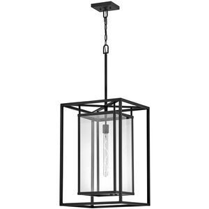 Open Air Max LED 17 inch Black Outdoor Hanging Lantern