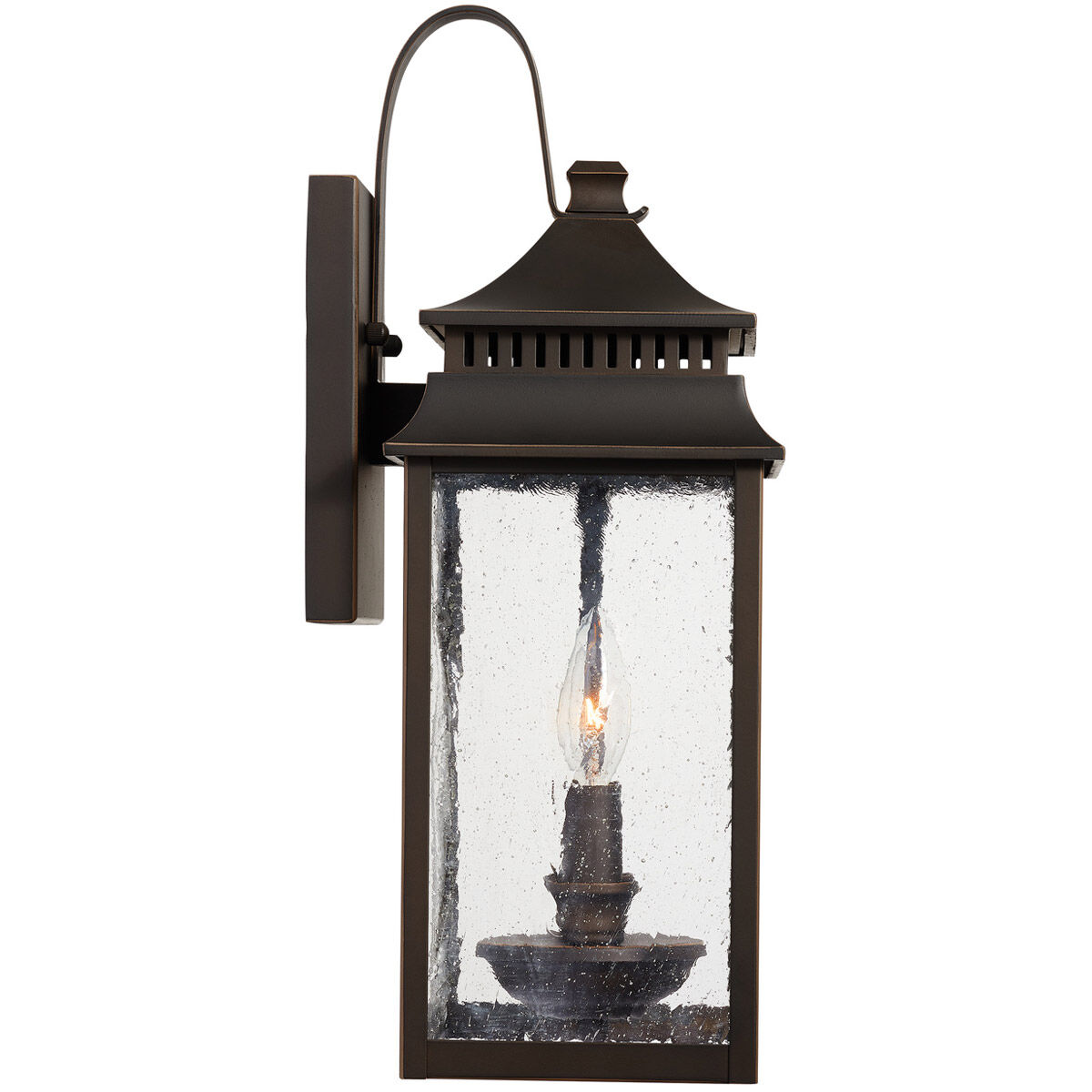 Sutter Creek 2 Light 18 inch Oiled Bronze Outdoor Wall Lantern