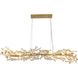 IMP Series 16 Light 20 inch Gold Chandelier Ceiling Light